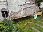 Gevelbankje massief hout, Tuin en Terras, Tuinbanken, Ophalen of Verzenden, Hout