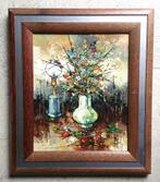 Artistiek bloemstilleven ca.1970 - Franc - ex. Kunsth. Koch, Antiek en Kunst, Kunst | Schilderijen | Klassiek, Ophalen of Verzenden