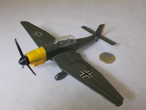 1970 Dinky Toys 721 JUNKERS JU 87B STUKA + BOM! I.g.st., Hobby en Vrije tijd, Modelauto's | 1:43, Zo goed als nieuw, Overige typen
