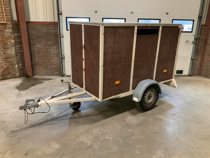Dichte Aanhangwagen Gesloten Aanhanger, Auto diversen, Aanhangers en Bagagewagens, Ophalen