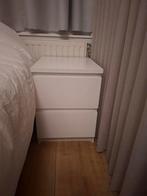Nachtkast malm hoogglans, Huis en Inrichting, Slaapkamer | Nachtkastjes, Ophalen of Verzenden, Zo goed als nieuw, Minder dan 45 cm