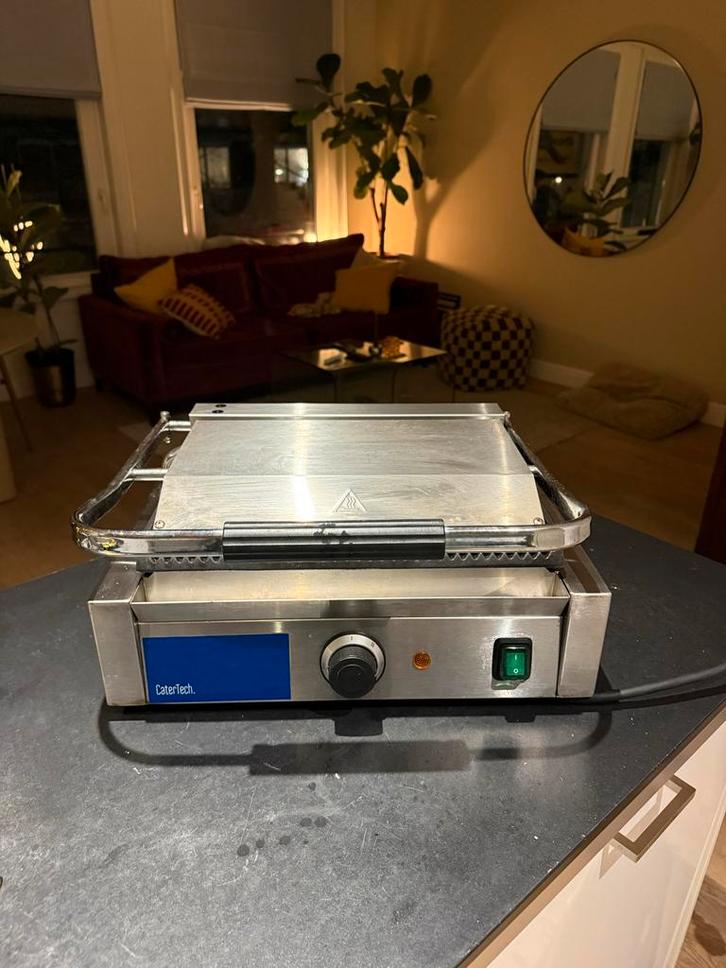 Catertech Professionele Grill - Topkwaliteit!, Witgoed en Apparatuur, Grillplaten, Zo goed als nieuw, Tafelgrill, Ophalen