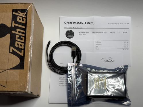 ZachTek WSPR receiver voor 20m band (via WSJT-X & WSPRNET), Telecommunicatie, Zenders en Ontvangers, Zo goed als nieuw, Ontvanger