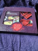 giftset koken desert boekje en bakjes / lepels hartjes, Ophalen of Verzenden, Zo goed als nieuw