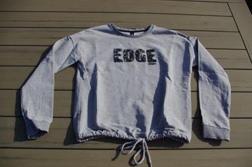 Eksept trui, grijs met glitter letters, maat M beschikbaar voor biedingen