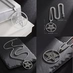 Pentagram ketting hanger 1., Sieraden, Tassen en Uiterlijk, Kettingen, Ophalen of Verzenden, Nieuw, Zilver, Overige materialen