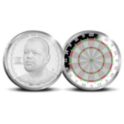 Raymond van Barneveld Zilveren penning met kleur, Sport en Fitness, Darts, Nieuw, Overige typen, Ophalen of Verzenden