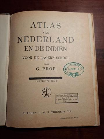 Atlas Nederland en de Indiën (1948) beschikbaar voor biedingen