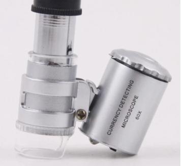 Compacte microscoop met 60 x vergroting | voor naaldcontrole beschikbaar voor biedingen