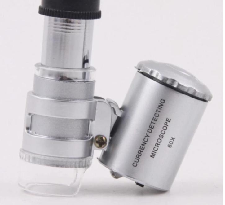 Compacte microscoop met 60 x vergroting | voor naaldcontrole, Audio, Tv en Foto, Platenspelers, Nieuw, Platenspeler-onderdeel