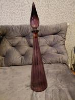 Vintage empoli vaas italy 1960, Ophalen, Overige kleuren, Minder dan 50 cm, Glas