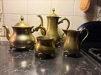 Verzilverde thee/koffie set, Ophalen of Verzenden, Zo goed als nieuw