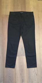 Zwarte broek zijdeglans; regular fit; Gafair Jeans mt (40)42, Zwart, Maat 42/44 (L), Ophalen of Verzenden, Zo goed als nieuw