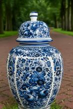 Grote vaas Delfia delfts blauw geheel intact, Ophalen of Verzenden