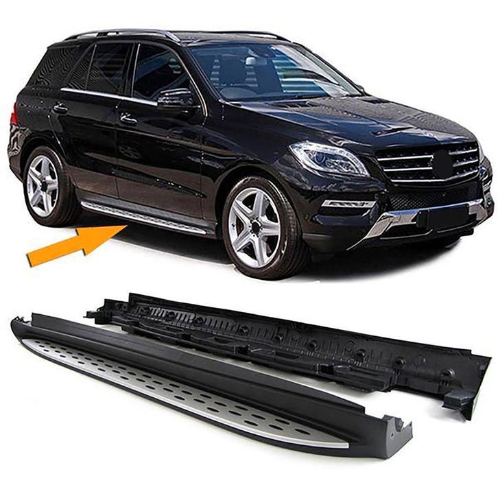 Treeplanken Sidesteps Running Boards Voor Mercedes ML W166, Auto diversen, Tuning en Styling, Ophalen of Verzenden