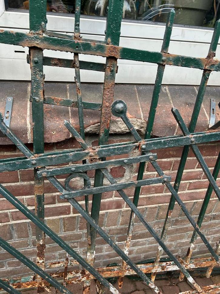 Antiek IJzeren Hekwerk, Tuin en Terras, Tuinhekken en Hekwerk, Gebruikt, Sierhekwerk, IJzer, Ophalen
