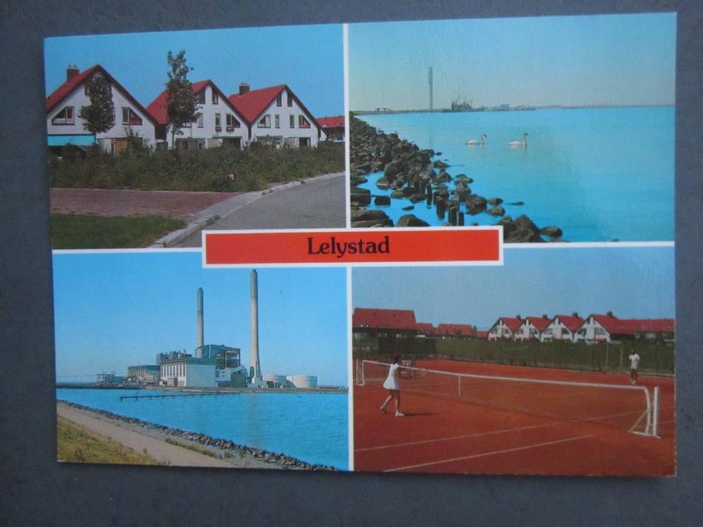 Lelystad, panorama 1983, Verzenden, 1980 tot heden, Gelopen, Noord-Brabant