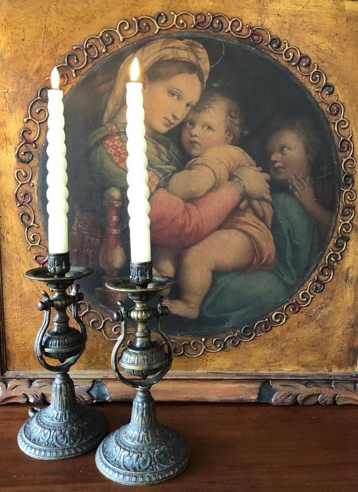 2 Koperen scheeps kandelaars, Antiek en Kunst, Antiek | Koper en Brons, Koper, Ophalen of Verzenden