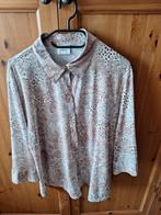 Kingfield blouse natureltinten nieuwstaat 48(46), Ophalen of Verzenden, Zo goed als nieuw, Kingfield, Blouse of Tuniek