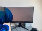 AOC curved scherm 27 inch, Computers en Software, Monitoren, Ophalen, Zo goed als nieuw, Curved