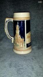 Duitse bierpul kan van aardewerk met opdrukken (0.5 liter), Antiek en Kunst, Ophalen of Verzenden