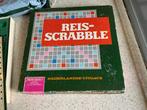 Vintage Reis Scrabble, Hobby en Vrije tijd, Gezelschapsspellen | Bordspellen, Gebruikt, Ophalen of Verzenden
