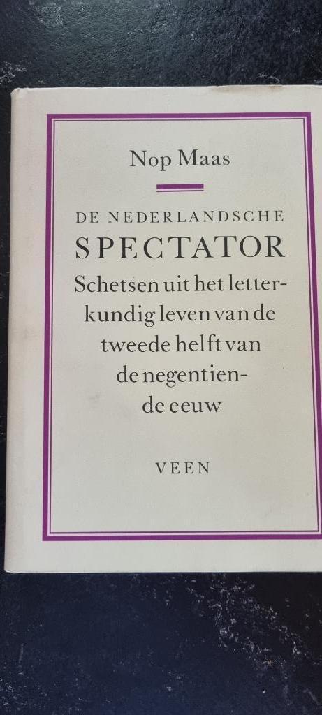 De Nederlandsche Spectator, Nop Maas, Boeken, Literatuur, Gelezen, Nederland, Ophalen of Verzenden