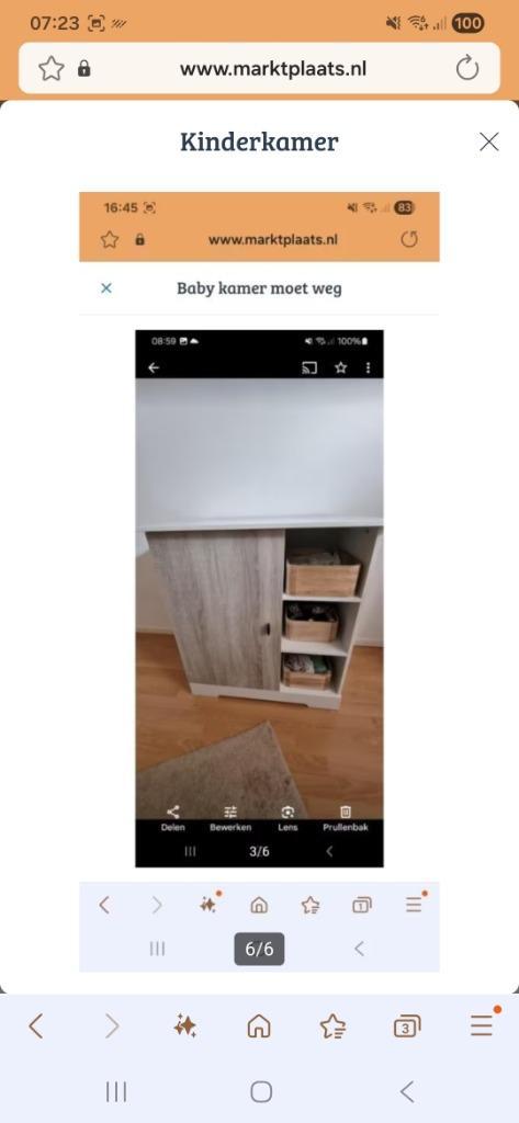 Kinderkamer, Kinderen en Baby's, Kinderkamer | Bedden, Zo goed als nieuw, 180 cm of meer, 85 tot 100 cm, Matras, Ophalen