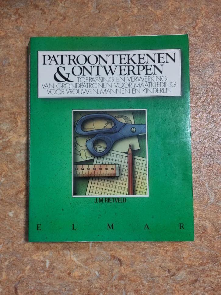 Patroontekenen J.M Rietveld, Boeken, Hobby en Vrije tijd, Zo goed als nieuw, Borduren en Naaien, Ophalen of Verzenden