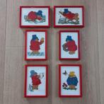 6 Ingelijste Paddington borduurwerkjes., Ophalen of Verzenden, Zo goed als nieuw, Overige typen, Overige merken