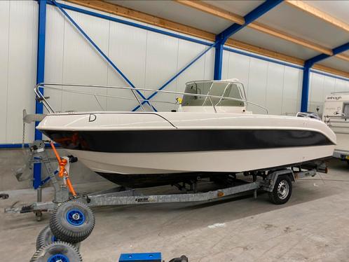 Consoleboot kajuit speedboot, Watersport en Boten, Vis- en Consoleboten, Zo goed als nieuw, 70 pk of meer, 6 meter of meer, Benzine