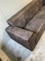 Mooie micoleder hoekbank – professioneel gereinigd, ., Hoekbank, Ophalen of Verzenden, Zo goed als nieuw