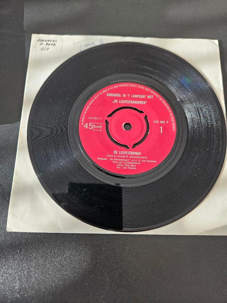 Prins Bacardi, Tony Bass  - Carnaval In 't Lampegat, Cd's en Dvd's, Vinyl Singles, Gebruikt, Single, Nederlandstalig, 7 inch, Ophalen of Verzenden