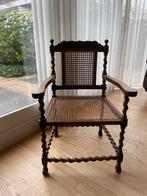 Antieke stoel met rieten zitting, Antiek en Kunst, Ophalen