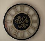 Mooie Wandklok met Tandwielen, Ophalen of Verzenden, Nieuw, Analoog, Wandklok