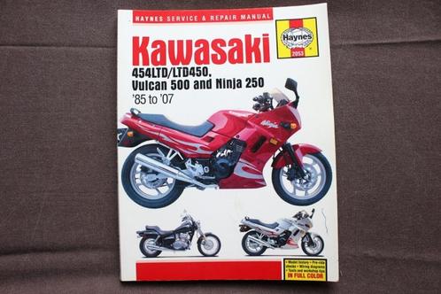 KAWASAKI 454LTD LTD450 Vulcan 500 Ninja 250 1985 - 2007, Motoren, Handleidingen en Instructieboekjes, Kawasaki, Ophalen of Verzenden