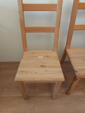 3 Ikea Ivar stoelen, overschilderbaar - afbeelding 2