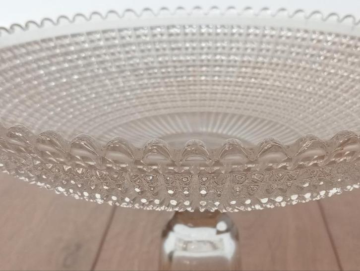 VsL Luxval fruitschaal kristal, Antiek en Kunst, Antiek | Glas en Kristal, Ophalen