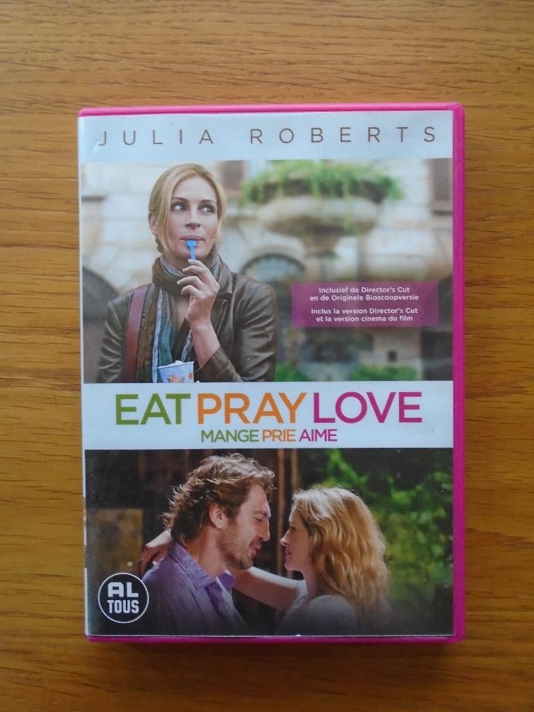 Dvd Eat pray love, Alle leeftijden, Verzenden, Zo goed als nieuw, Romantische komedie