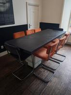 Corduroy barstoelen met chroom frame, Ophalen, Gebruikt, Overige materialen, Modern