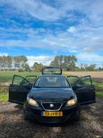Seat Ibiza 1.2 44KW 5DRS 2009 Zwart, Auto's, Voorwielaandrijving, 1198 cc, Origineel Nederlands, Handgeschakeld