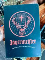 Jagermeister reclamebord metaal, Ophalen of Verzenden, Zo goed als nieuw, Reclamebord