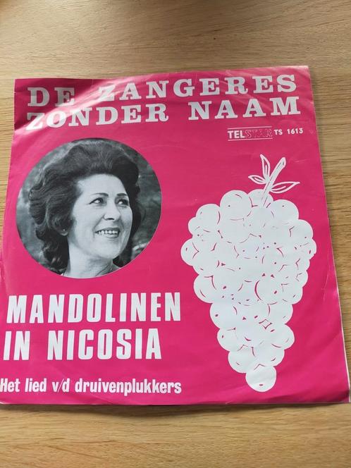 Zangeres Zonder naam , mandolinen in Nicosia, Cd's en Dvd's, Vinyl Singles, Zo goed als nieuw, Nederlandstalig, Ophalen of Verzenden