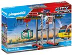 PLAYMOBIL 70770 PortaalKraan met Containers 97 delig, Kinderen en Baby's, Speelgoed | Playmobil, Ophalen of Verzenden, Nieuw, Complete set