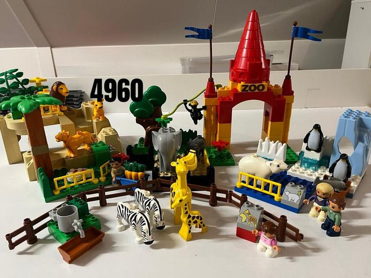 Lego Duplo 4960 -  Grote Dierentuin, Kinderen en Baby's, Speelgoed | Duplo en Lego, Gebruikt, Duplo, Ophalen of Verzenden