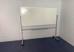 9 x Verrijdbaar whiteboard, grijs/wit, 200 x 100 cm., Ophalen, Mobiel, Gebruikt, Whiteboard