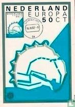 Maximumkaart R44 Europazegels 1982, Postzegels en Munten, Postzegels | Nederland, Ophalen of Verzenden