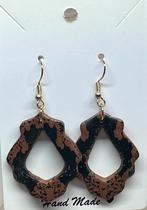 Brown Snake Eyes oorhangers, Ophalen of Verzenden, Nieuw, Overige materialen, Hangers