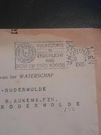 Frontzorg Waterschap Groningen Drenthe 1945 NSB, Verzamelen, Ophalen of Verzenden, Overige soorten, Nederland, Embleem of Badge