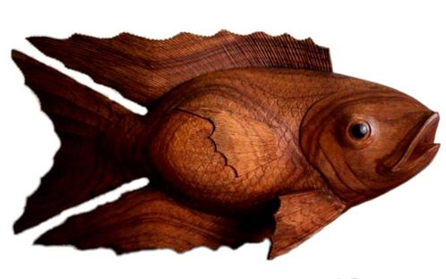 Houten urn vis, Huis en Inrichting, Woonaccessoires | Overige, Nieuw, Ophalen of Verzenden